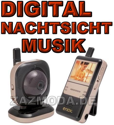 Digital Funk Kamera Babyphone Baby LCD Monitor Bewegungsmelder IR