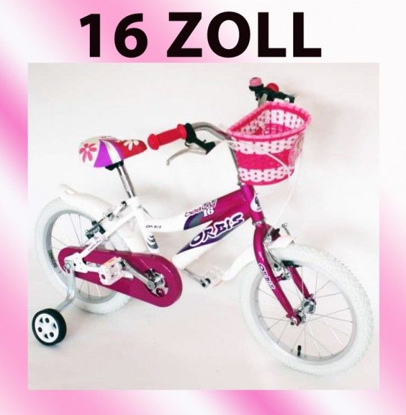 16 ZOLL KINDER FAHRRAD KINDERFAHRRAD MÄDCHENFAHRRAD JUGENDFAHRRAD