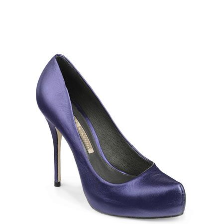 Buffalo Plateau Pumps in blau