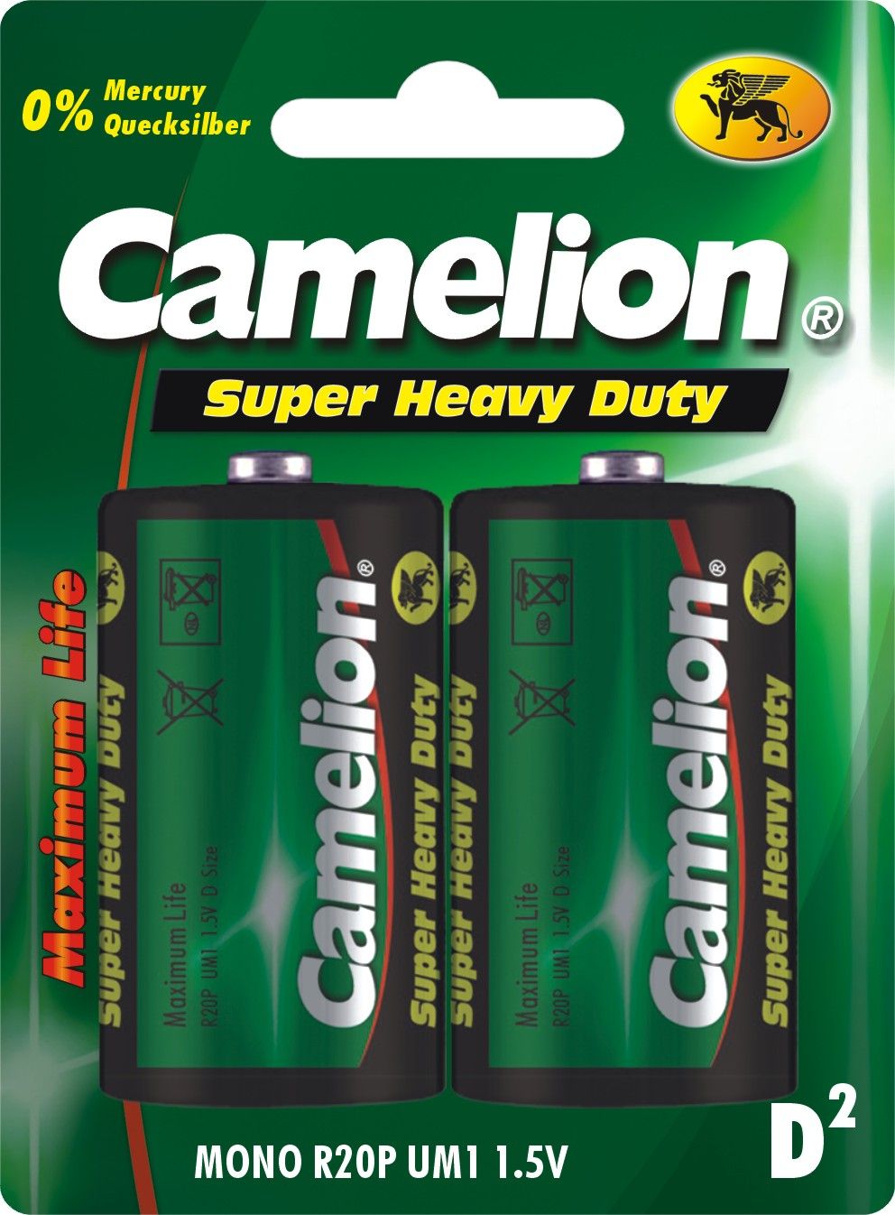 24 Stück Camelion R20 D Mono R20P LR20 UM1 Batterie 24x