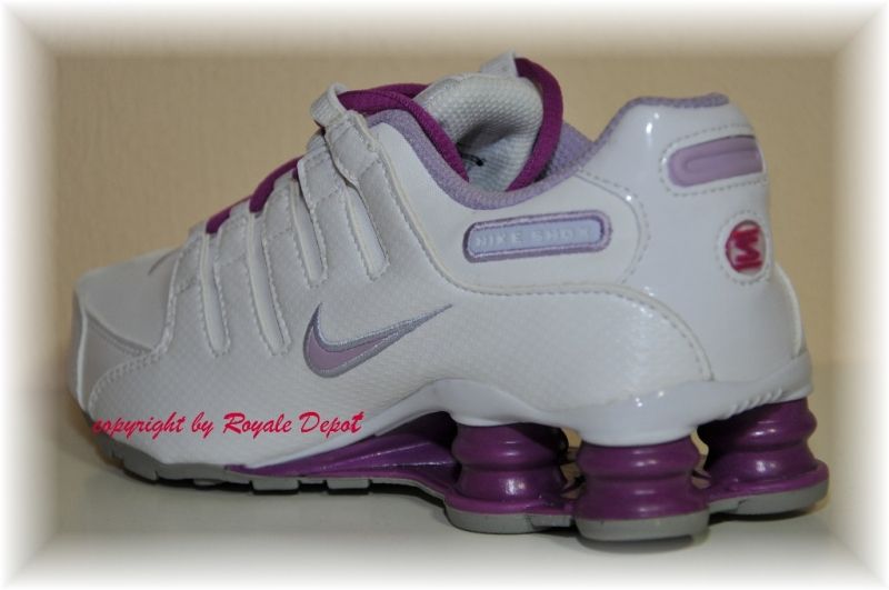 NIKE SHOX NZ GS 415245 107 white weiß violet günstig Gr 36 37 38 39