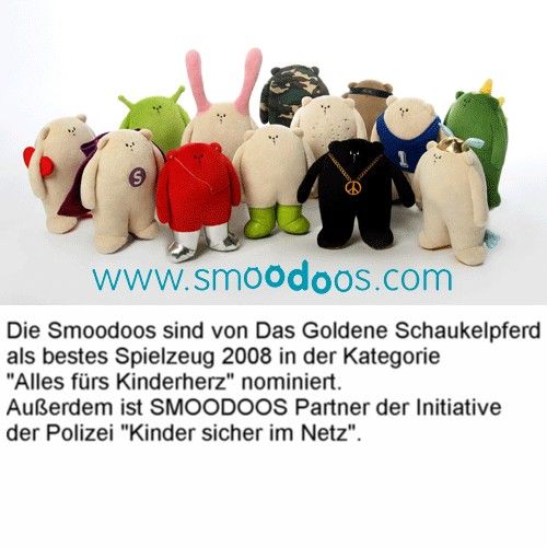 Dicker Plüschbär mit Herz Cherie Original Smoodoo