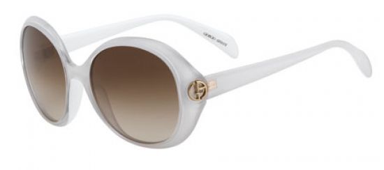 GIORGIO ARMANI SONNENBRILLE GA 694/S WEISS ORIGINAL GOLD LOGO DAMEN