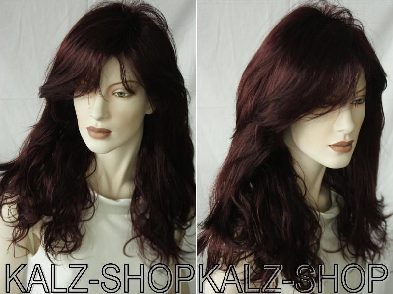 WIG WIGS NEU Perücke PL 699 10 dunkelkirsche ca. 60cm