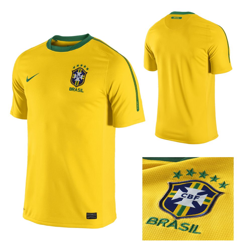 NIKE Brasilien Home Jersey Heimtrikot (369250 703) L