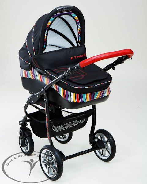 NEU Model Kinderwagen Kombi ETNO LIMITED EDITION BLACK 3 in1