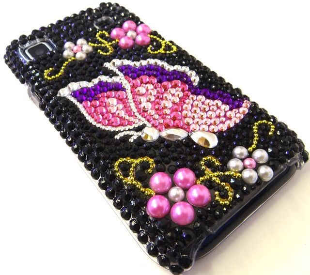 Samsung Galaxy S i9000 STRASS lack Cover Hülle Bling