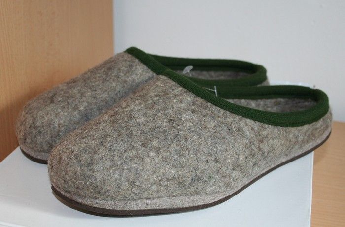 nie mehr kalte Fuesse Warme Filz Pantoffeln Hausschuhe Herren Gr 44