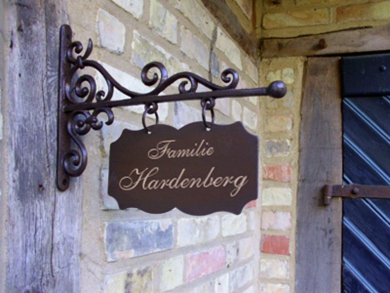 Hausschild f. Hausnummer Namensschild, Namenschild Ladenschild, Schild