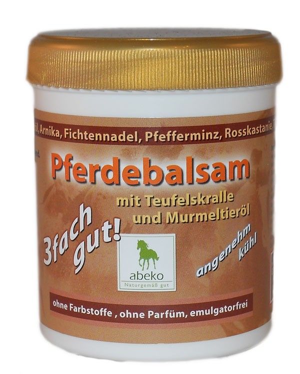 abeko Pferdebalsam mit Teufelskralle und Murmeltieröl