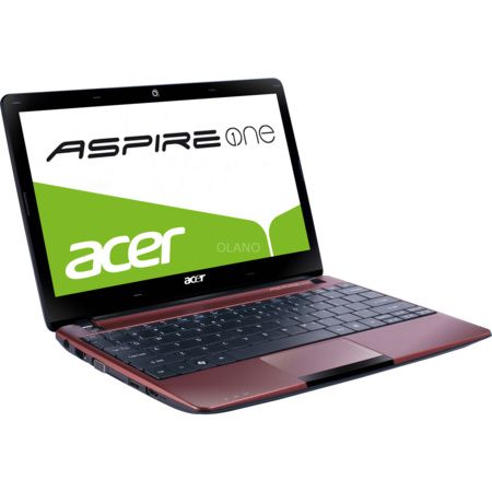 Acer Aspire One 722 11,6 Zoll Laptop Netbook rot