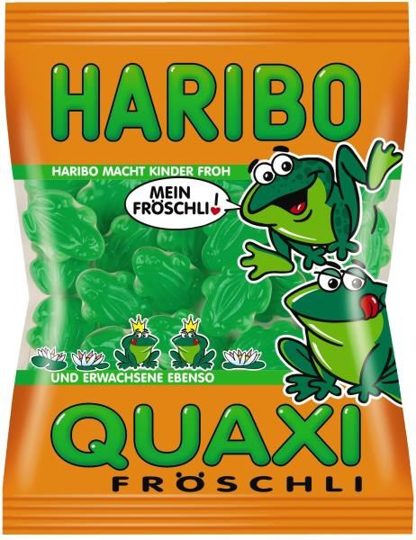 Haribo Quaxi Fröschli 5x200g Fruchtgummi 1,0kg (140612)1kg/3,95