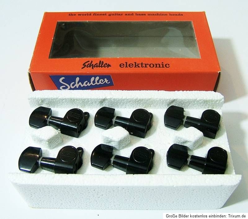 Schaller M6 mini Mechaniken Tuner links/left schwarz/black (Schecter