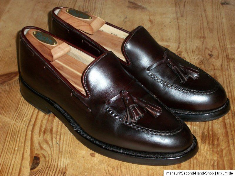 Ralph Harrison Tassel Loafers oxblood schuhe Gr 41