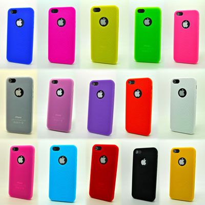 3x iPhone 5 Silikon handy Hülle Case Cover Schutzhülle Bumper Tasche