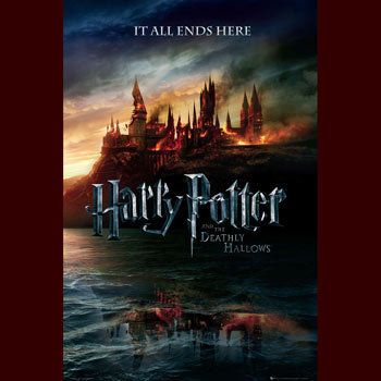Harry Potter 7   Teaser Poster, Motiv Hogwarts Zauberschule
