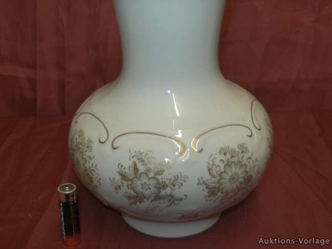 Krautheim Selb Porzellan Vase mit Golddekor,alt