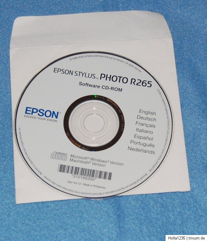 Epson Stylus Photo R265 Tintenstrahldrucker defekt