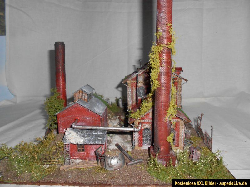 Romantik Diorama Alte Lammbrauerei vor dem Abriß H0 187