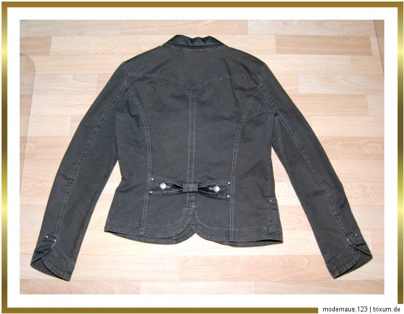 Neuw. Biba by Escada zauberhafte JACKE / BLAZER Crasheinsatz Gr.38 40