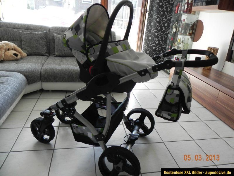 Wunderschöner Kombi Kinderwagen Set 3in1 El Jot Vesper