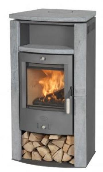 Kaminofen Fireplace Malaga Speckstein 3,4 8,4 kW