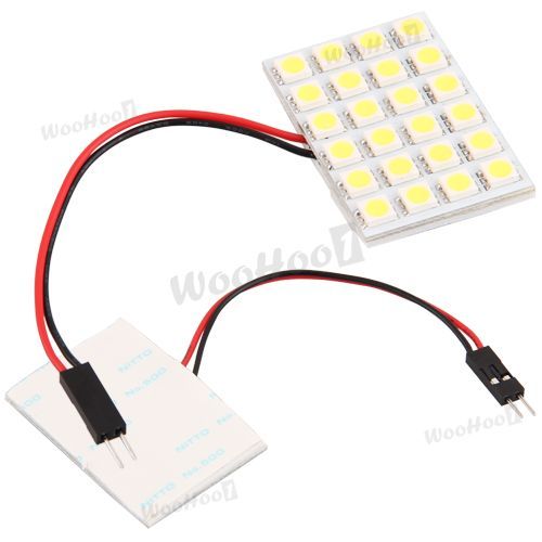 24 Weiß 5050 SMD LED Panel + Soffitte Modul Licht + Kleber