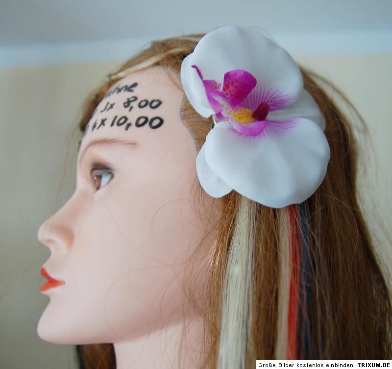 lila Orchidee fürs Haar Haarspange Blume hell lila XXl Blumenspange