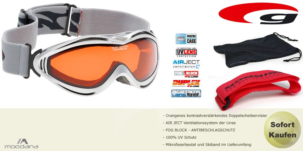 Kontrastverstärkende Skibrille Snowboardbrille Goggle