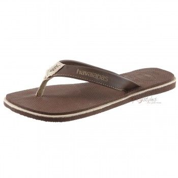 Havaianas Sandale Zehentrenner Urban Premium   Braun