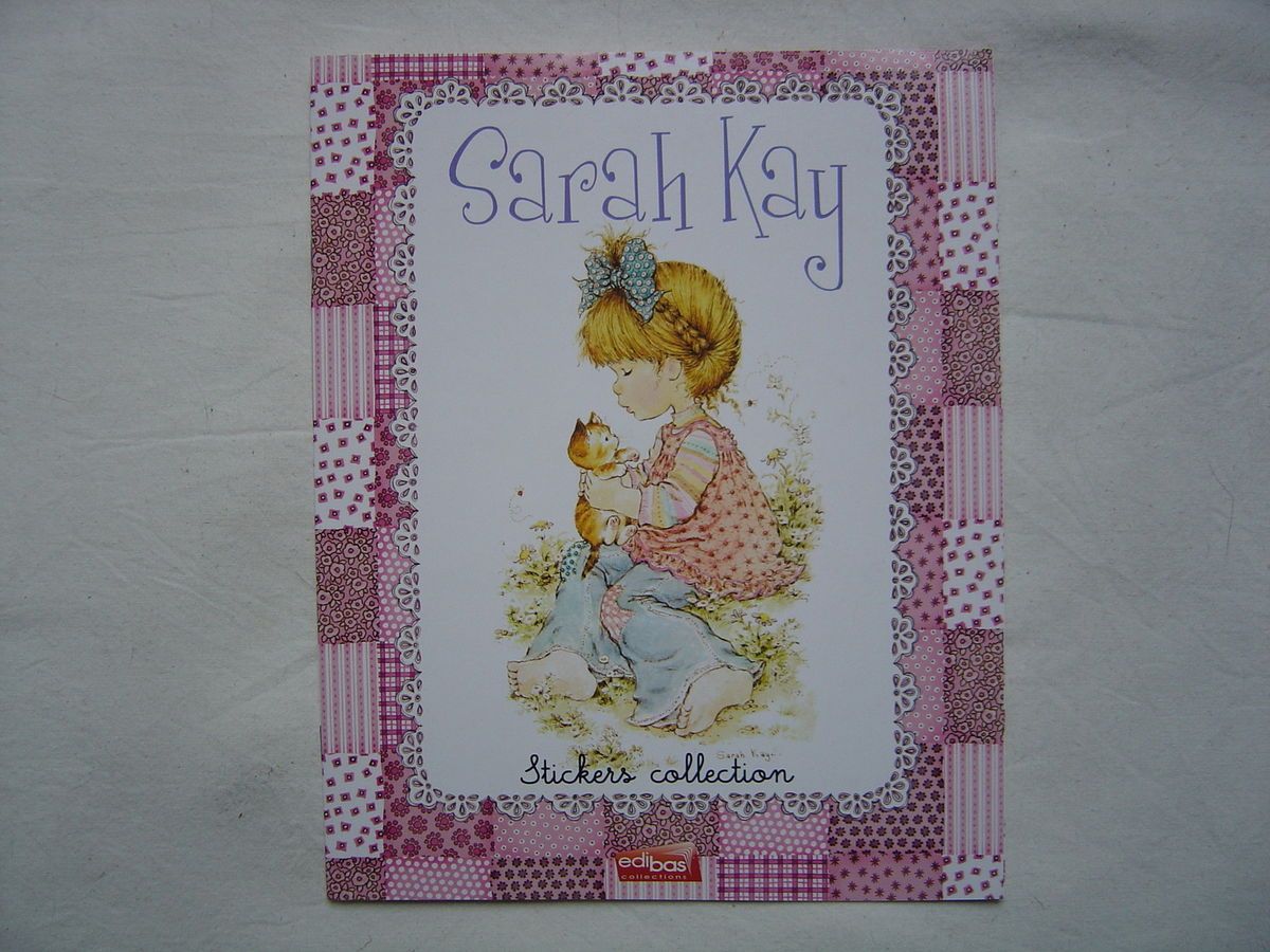 Sarah Kay Sticker Album Edibas Leer Neu