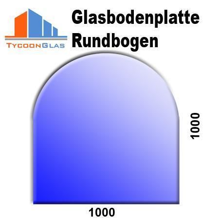 8mm Bodenplatte Funkenschutz Glasbodenplatte Kamin Ofen 804