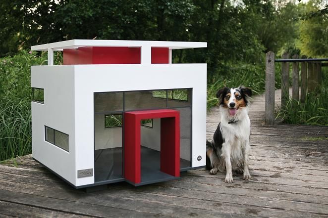 Hundehütte Hundehaus Cubix Holz