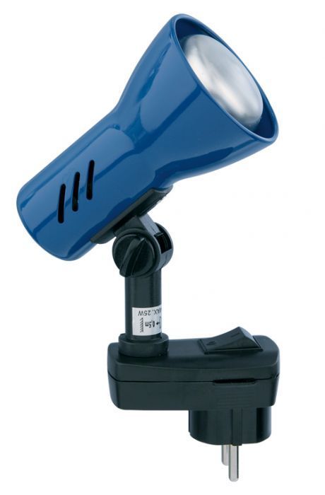 STECKDOSENLEUCHTE STECKDOSENLAMPE BLAU BRILONER