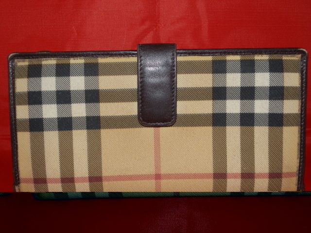 BURBERRY Geldbörse Portemonaie Portemonnaie Tasche 100% Original