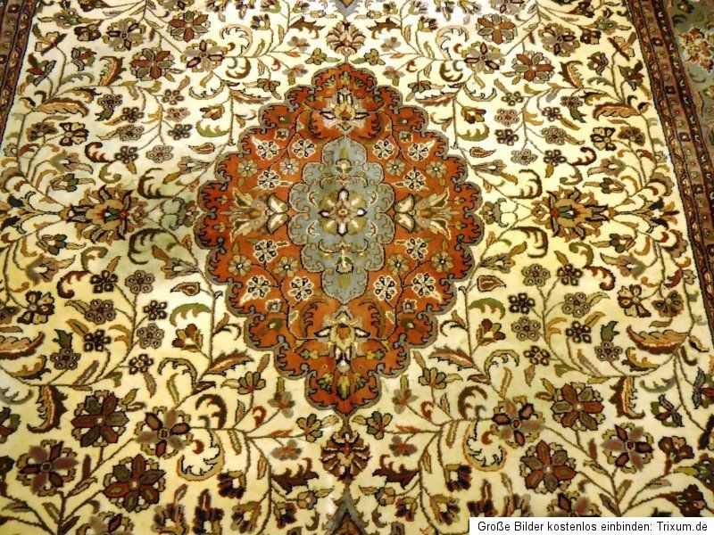 Königlicher Ghom ? Nain ? Isfahan ? Orientteppich TEPPICH Rug