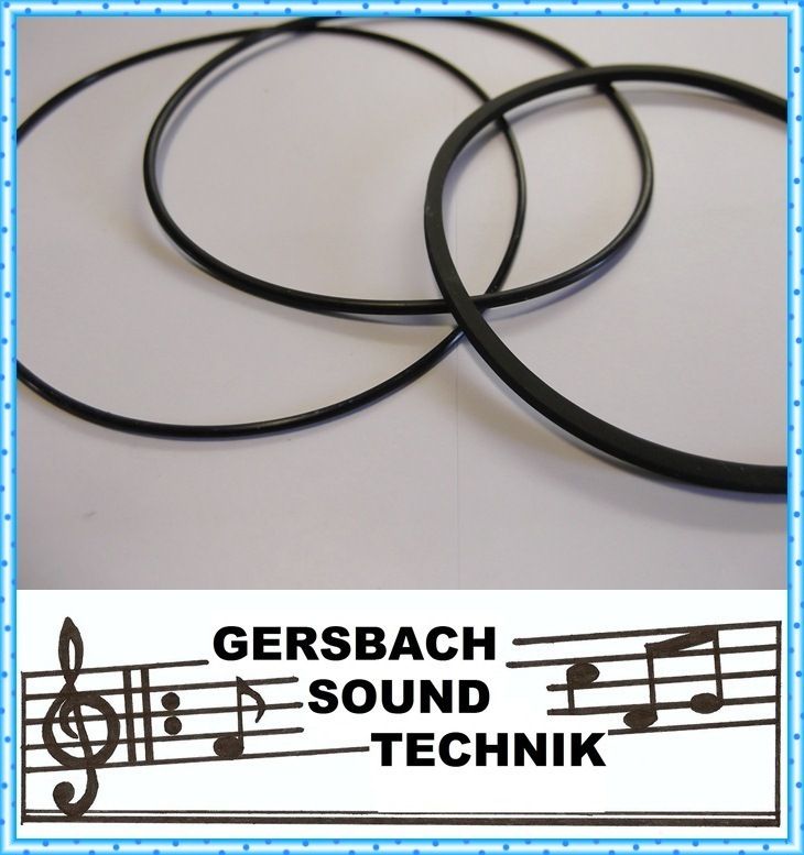 Riemensatz Grundig TK 248  Rubber drive belt kit