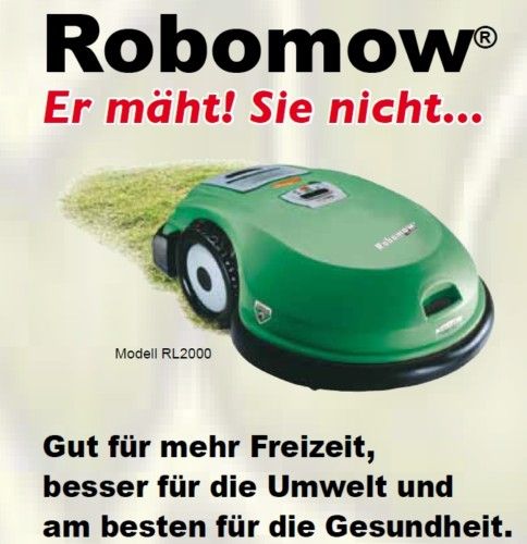 ROBOMOW Rasenmäher Mähroboter RL855 bis 1000 qm