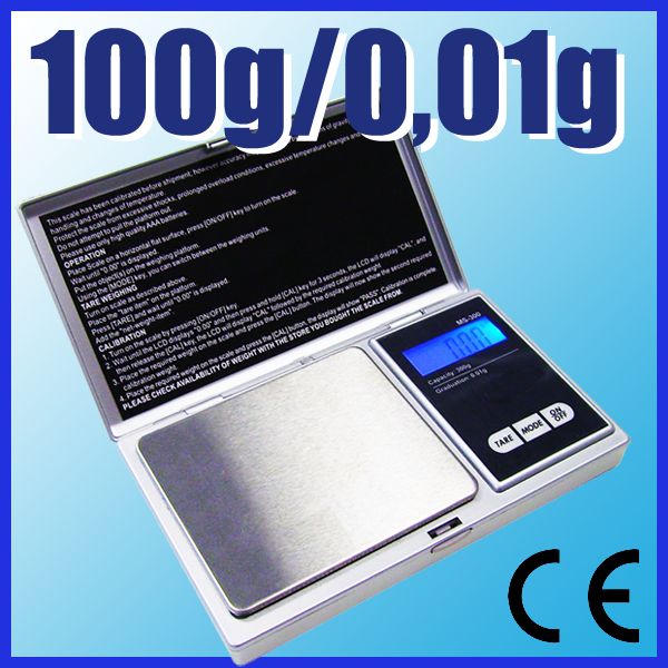 100g/0,01g Feinwaage Taschenwaage Digital Waage Neu MS