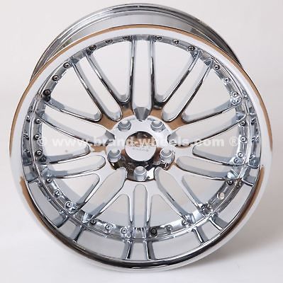 Ruff Racing R281 8,5x20 5x114,3 Felgen Chromfelgen für Nissan 350Z