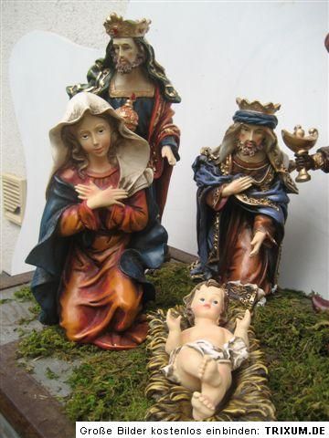 Krippenfiguren 8 Teilig Krippe Krippenfigur 23 cm Weihnachten