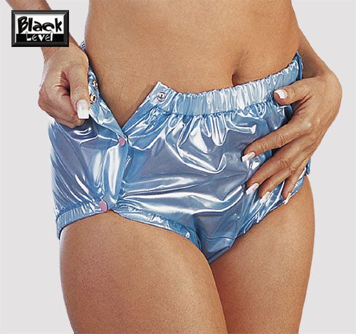 Windelhose Windelslip Gummihose PVC in babyblau in L/XL