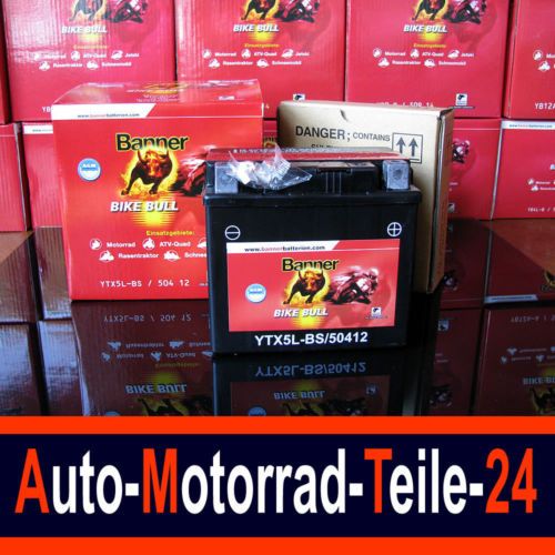 BANNER BATTERIE YTX5L BS KYMCO COBRA 50 AC RACER 97 99