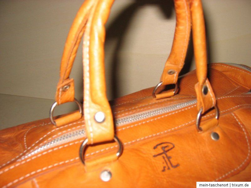 Sporttasche Tasche Reisetasche Braun Cognac Peru Weekender Boho