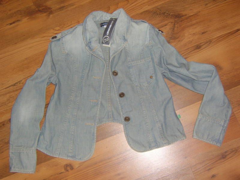 Jean Bourget Jeansjacke denim extravagant Gr. 152 NEU