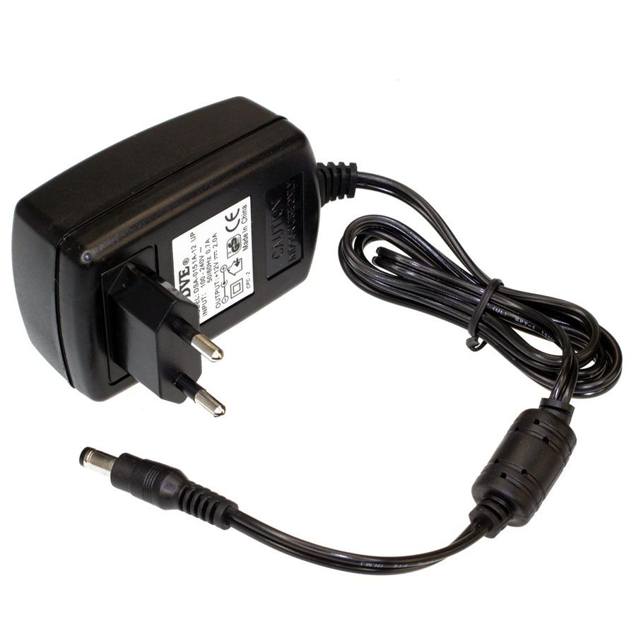 12V Volt 1A Ampere AC/DC Stromversorgung Adapter Netzteil