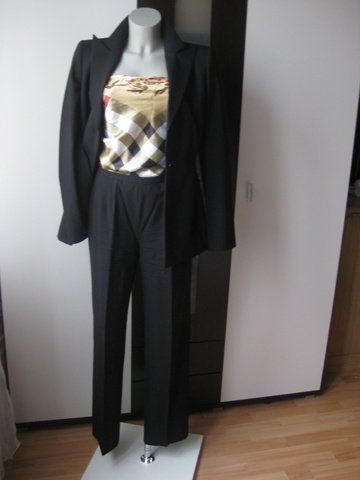 Orig.GIORGIO Armani HOSENANZUG HOSE,BLAZER Gr.40 Schurwolle & Strech