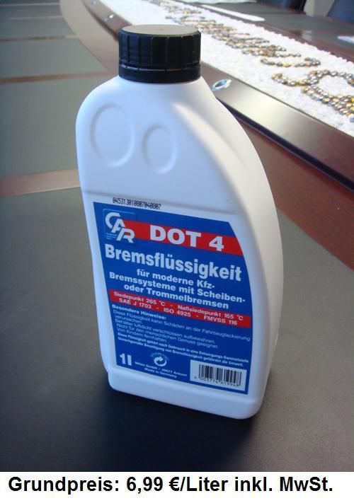 2x 1L DOT 4 BREMSFLUSSIGKEIT SCHEIBEN UND TROMMEL BREMSE 6 99 L inkl