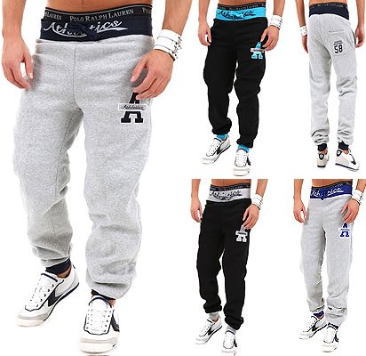 MT BD Trainingshose Jogginghose Sporthose Fleecepant Fitness Hose Grau