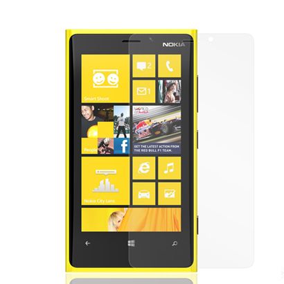 Case Hülle Schutz Etui + Folie für Nokia Lumia 920 Gelb